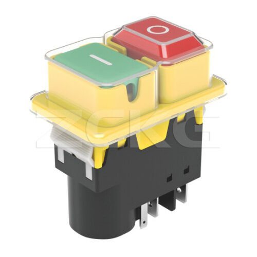 Zcd-02E 5Pin Sarı Elektromanyetik Buton