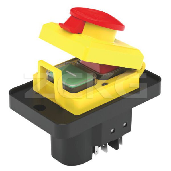 Zcd-03B 7Pin Sarı (Panelli) Elektromanyetik Buton