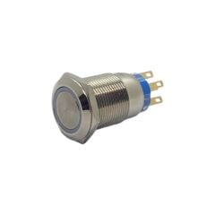 19mm Metal Yaylı Buton Mavi Af57