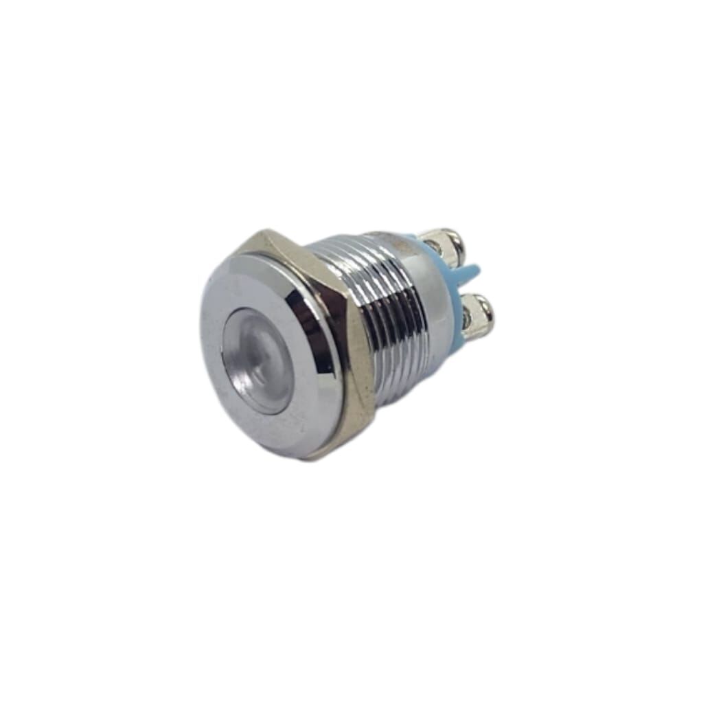16mm Metal Ledli Sinyal Beyaz Af16S-W
