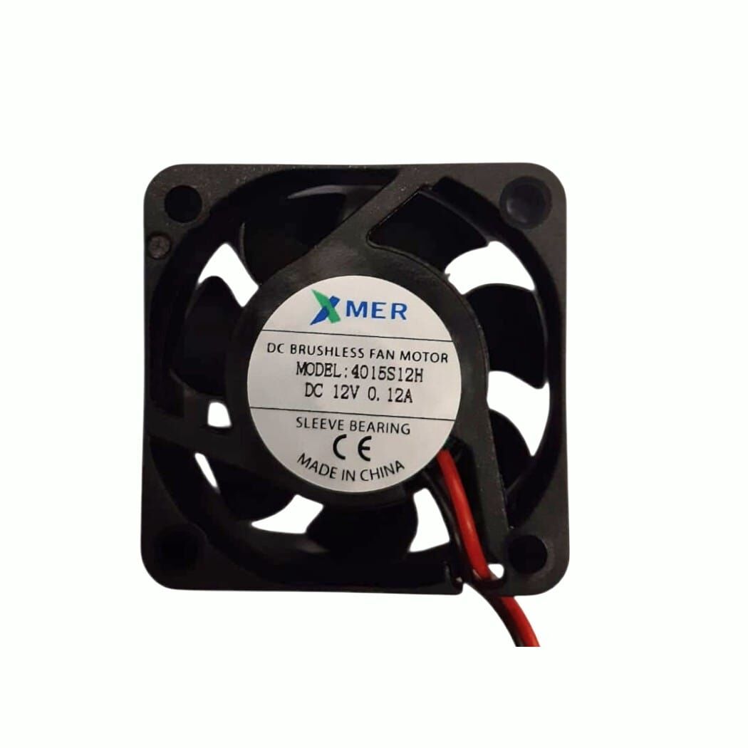 40x40x15mm 12V Fan 2 Kablolu